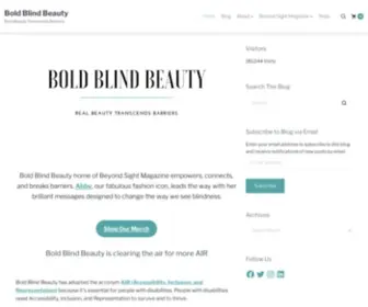 Boldblindbeauty.com(Home Bold Blind Beauty) Screenshot