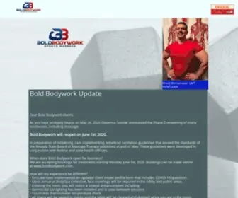 Boldbodywork.com(The Las Vegas Sports Massage expert) Screenshot