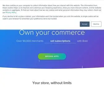 Boldcommerce.com(Bold Commerce) Screenshot