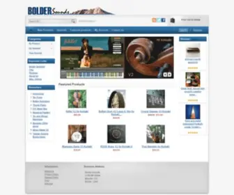 Boldersounds.com(Bolder Sounds) Screenshot