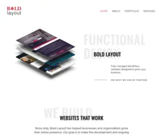 Boldlayout.com(Bold Layout Web Design) Screenshot