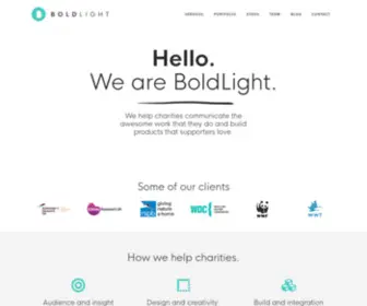 Boldlight.co.uk(We're BoldLight) Screenshot