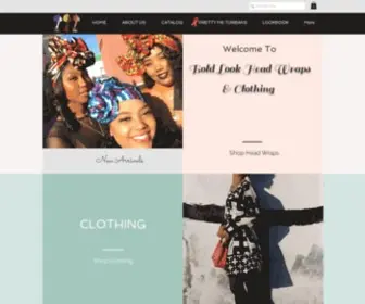 Boldlookheadwrapsandclothing.com(Designer Head Wraps) Screenshot