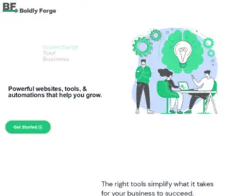 Boldlyforge.com(Growth Solutions For Restaurants) Screenshot