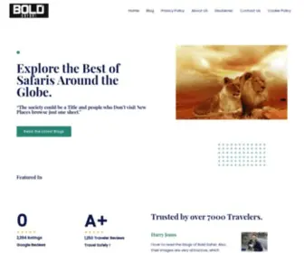 Boldsafari.com(Bold Safari Official) Screenshot