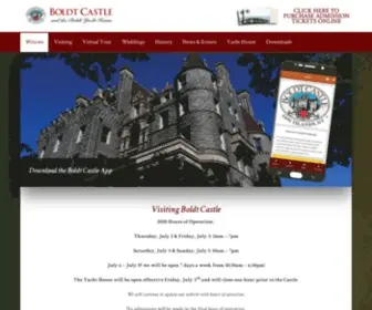 Boldtcastle.com(Boldt Castle) Screenshot