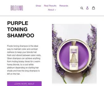 Bolduniq.com(Purple Shampoo by Bold Uniq) Screenshot