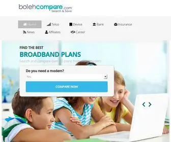 Bolehcompare.com(Compare Telco Postpaid) Screenshot