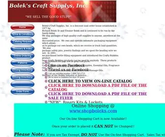 Bolekscrafts.com(Boleks) Screenshot