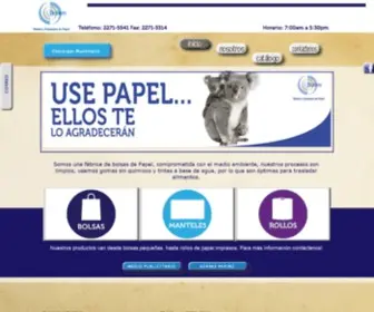 Bolemcr.com(Fabrica de Bolsas de Papel yM aterial de Empaque) Screenshot