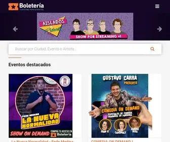 Boleteria.com.ar(Eventos Presenciales y On Demand) Screenshot