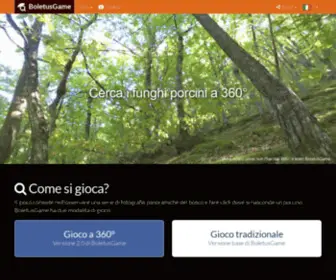 Boletusgame.com(Immergiti nella ricerca virtuale dei funghi porcini) Screenshot