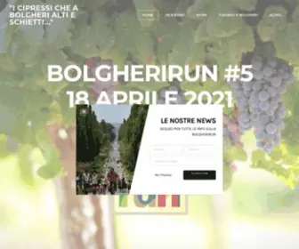 Bolgherirun.com(I CIPRESSI CHE A BOLGHERI ALTI E SCHIETTI) Screenshot