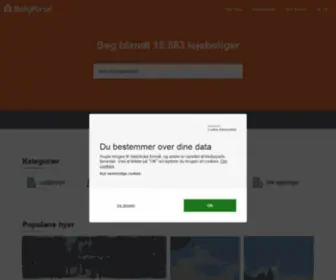 Boligpotal.dk(Lejeboliger, boliger og lejligheder. Find din bolig på Boligportal.dk) Screenshot