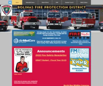 Bolinasfire.org(BOLINAS FIRE PROTECTION DISTRICT) Screenshot