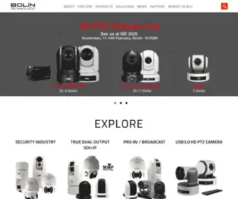 Bolintechnology.com(Bolin Professional Grade PTZ Cameras) Screenshot