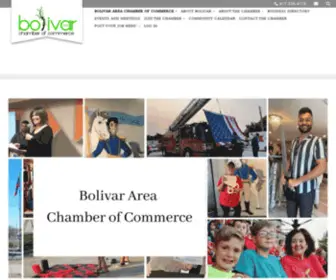 Bolivarchamber.com(Bolivar Area Chamber of Commerce) Screenshot