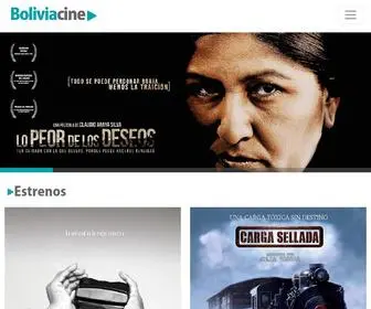 Boliviacine.com(BoliviaCine) Screenshot