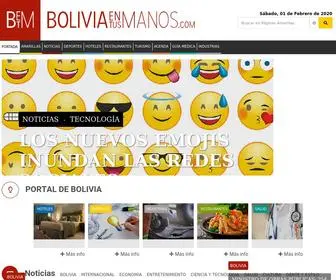 Boliviaentusmanos.com(Portal de Bolivia) Screenshot