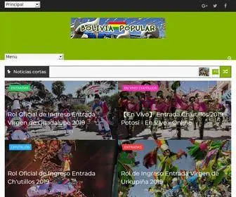 Boliviapopular.com(Bolivia Popular) Screenshot