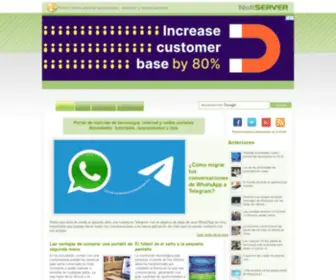 Boliviaserver.com(Portal sobre nuevas tecnologias) Screenshot