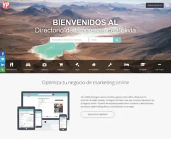 Boliviayp.com(Busque empresas en Bolivia en el Directorio de Empresas de Bolivia) Screenshot