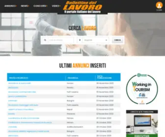 Bollettinodellavoro.it(XIl portale Italiano del Lavoro) Screenshot