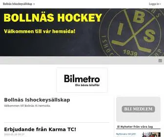 Bollnashockey.se(Bollnäs) Screenshot