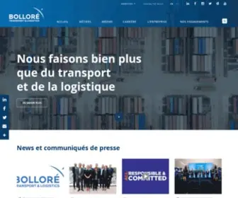 Bollore-Transport-Logistics.com(Bolloré Transport & Logistics) Screenshot