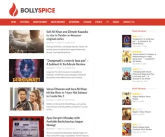 Bollyspice.com(Interviews in Bollywood) Screenshot