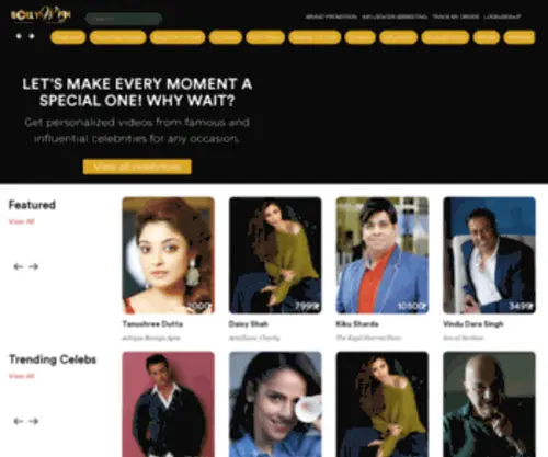 Bollywish.com(Celebrity wishing happy birthday) Screenshot