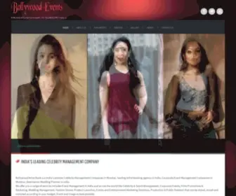 Bollywoodartistbank.com(Celebrity management firms) Screenshot