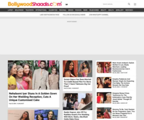 Bollywoodshaadis.com(Bollywood News) Screenshot