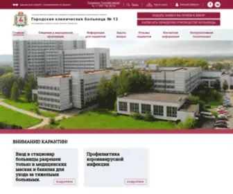 Bolnica13NN.ru(ГБУЗ) Screenshot