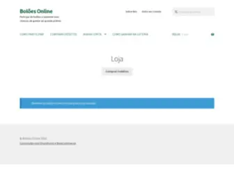 Boloesonline.com.br(Bolões Online) Screenshot