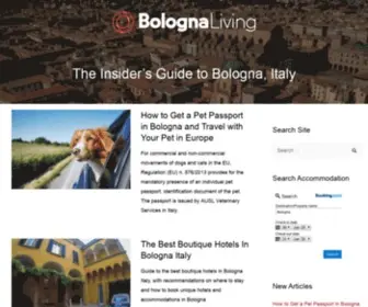 Bolognaliving.com(Bologna Living) Screenshot