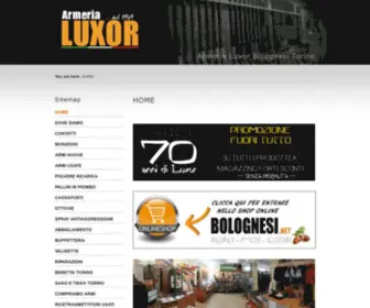 Bolognesi.net(Armeria Luxor Bolognesi Torino) Screenshot
