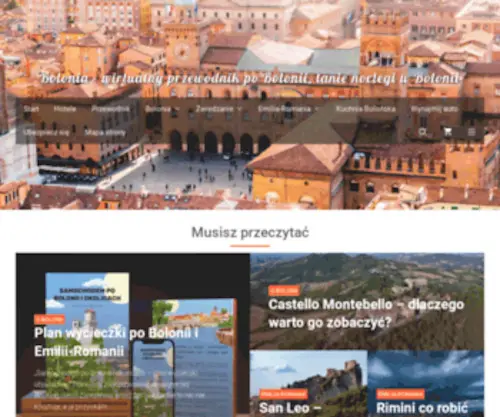 Bolonia.pl(Wirtualny przewodnik po Bolonii) Screenshot