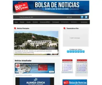 Bolsadenoticias.com.ni(Bolsa de Noticias) Screenshot