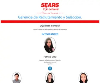 Bolsadetrabajosears.com.mx(Bolsa de trabajo SEARS) Screenshot