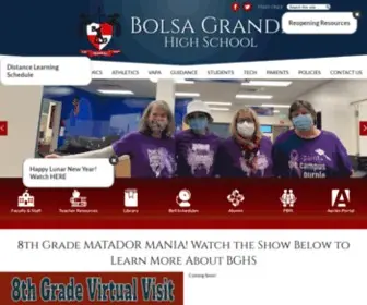 Bolsagrande.org(Bolsa Grande High School) Screenshot