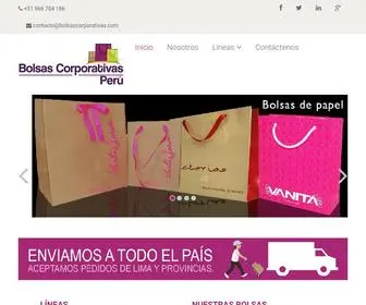 Bolsascorporativas.com(Somos una empresa con una clara especialización en el área comercial. Enviamos a todo el país) Screenshot