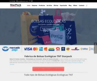 Bolsasecologica.com.ar(Fábrica de Bolsas Ecológicas TNT) Screenshot