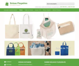 Bolsasplegables.com(Bolsas plegables promocionales personalizables) Screenshot