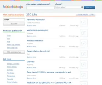 Bolsatrabajo.com.ar(Bolsa de trabajo) Screenshot