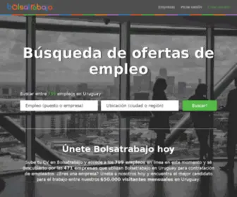 Bolsatrabajo.com.uy(Bolsa de trabajo en Uruguay) Screenshot