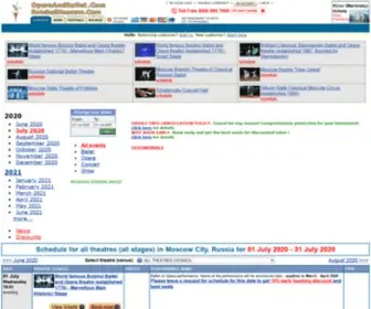 Bolshoimoscow.com(Schedule & tickets for all theatres in Moscow) Screenshot