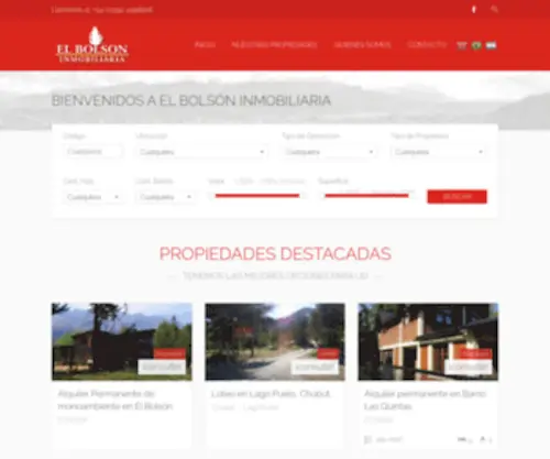 Bolsoninmobiliaria.com(Bolsón Inmobiliaria) Screenshot