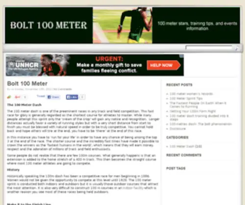 Bolt100Meter.net(Bolt 100 Meter) Screenshot