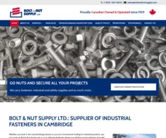 Boltandnutsupply.com(Bolt & Nut Supply Ltd) Screenshot